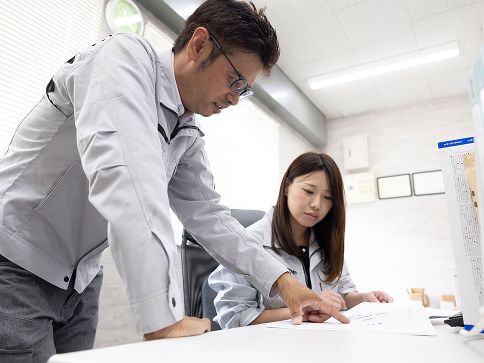 写真：定期的な研修